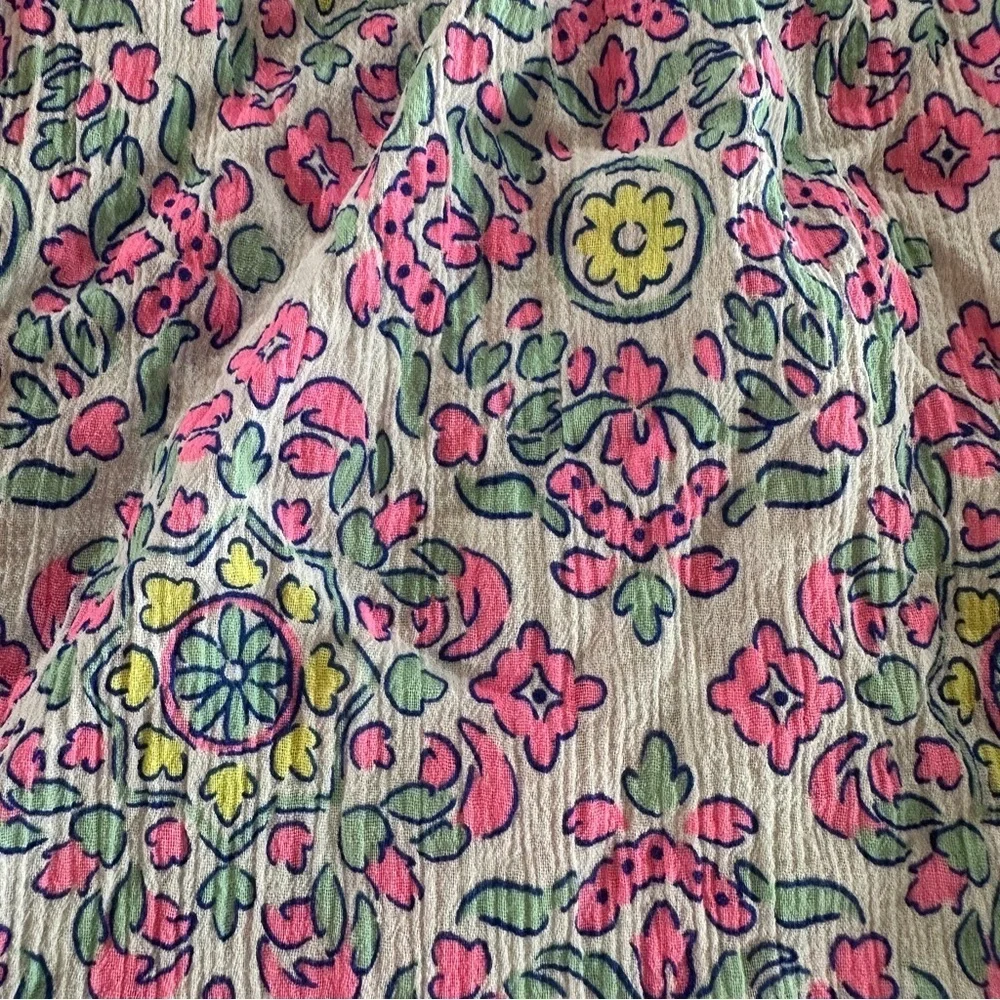 Carter’s Floral Pink and Yellow Girl’s Shirt Sz 4/5